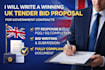 prepare and write a compliant UK tender bid proposal to win contracts