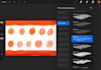 design professional procreate brush, stamp, and texture sets