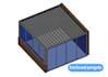 create pergola 3d model with dimensions and details