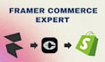 build custom framer to shopify store framer commerce expert