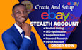 do verified ebay account creation create US UK seller account and store setup