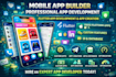 mobile app builder, flutter app development, app development, app creation