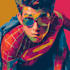 design an amazing superhero pop art