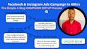 set up facebook and instagram ads campaign