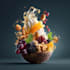 design food flyer poster and banner