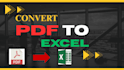 convert pdf to excel