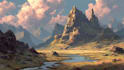 do fantasy landscape concept art