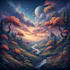 create professional landscape digital art
