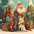 create festive holiday christmas design illustration