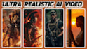 create cinematic ai video ai sci fi movie trailer epic stories ai movie ai video