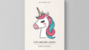 do cute unicorn logo mobile case design 1 day