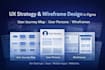 design UX user journey map, persona and wireframes