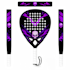 make professionally design of padel racket and pick ball