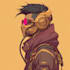 draw cyberpunk character art