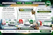 do convert PDF to excel with accuracy and professionally