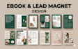 design lead magnet, ebook, workbook, freebie, canva template
