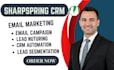 do setup sharpspring crm lead nurturing email automation marketing campaign