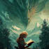 create a unique fantasy book cover illustration