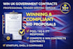 prepare and write a compliant UK tender bid proposal to win contracts