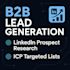 generate targeted b2b leads using linkedin and icp research