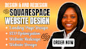 build modern squarespace website design redesign squarespace website development