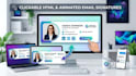 do clickable html email signature and animated email signature