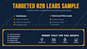 l do lead generation and list building