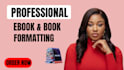 book editing, amazon KDP book formatting, proofreading