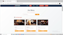 build a modern cafe website with cart