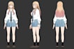 build custom vrchat model, vrc avatar clothes switch, 3d model fix rig bonelab