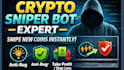 build a custom solana sniper bot, telegram copy trading bot, arbitrage pump fun