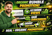 do rumble video promotion, rumble subscribers, rumble views