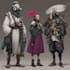 character concept art and character design