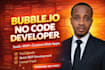 develop bubble io website build bubble app, web app mvp saas, bubble io no