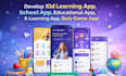 develop kid learning app school app educational app e learning app quiz game app