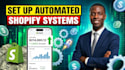 setup automated dropshipping shopify store website, shopify store design