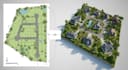 create subdivision site plan in 2d and 3d