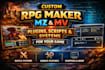 create custom rpg maker mz or mv plugins tailored to your game