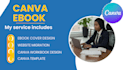 do canva ebook design, ebook formatting, workbook, ebook layout design in canva