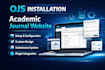 install and setup ojs for your academic journal website