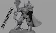 sculpt custom dnd tabletop miniature and 3d printable stl character