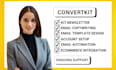 setup convert kit newsletter template kit landing page kit email sequence expert