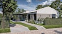 modern residential housing development,layout community gated,property rendering