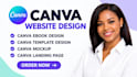 design canva social media design, canva template design, canva website design