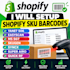 shopify sku barcodes yanet 506 easyscan ms sgt skugen syncx super airo quick rf