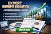 do expert business valuation, dcf financial modeling and analysis