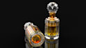 create luxury 3d perfume packaging design and  perfume bottle renders