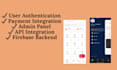 develop a professional flutter android app with clean UI