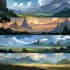 draw a environment concept art
