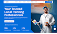 build squarespace painter website squarespace painting website plumbing website